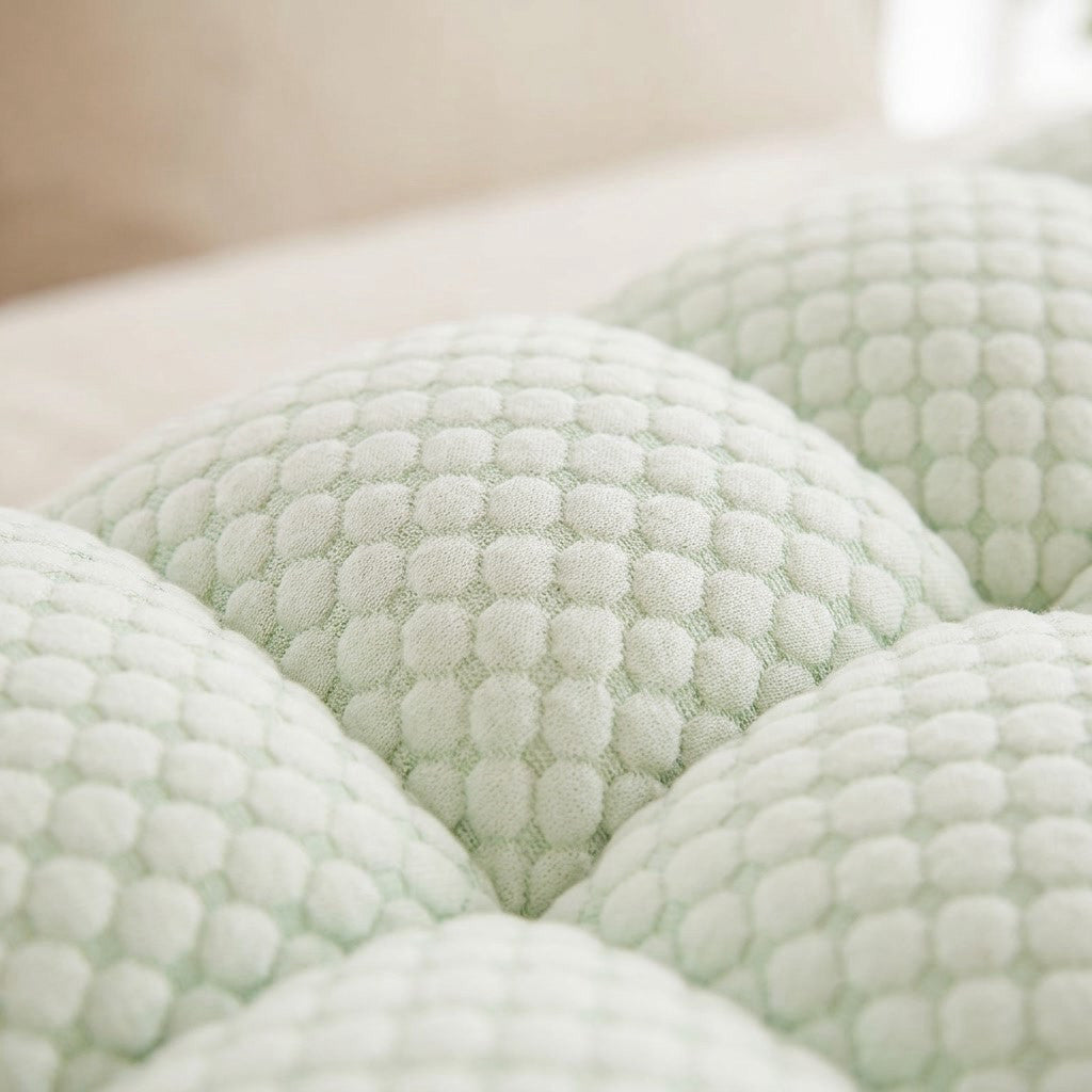 Détail de la housse respirante en tissu à couche d'air