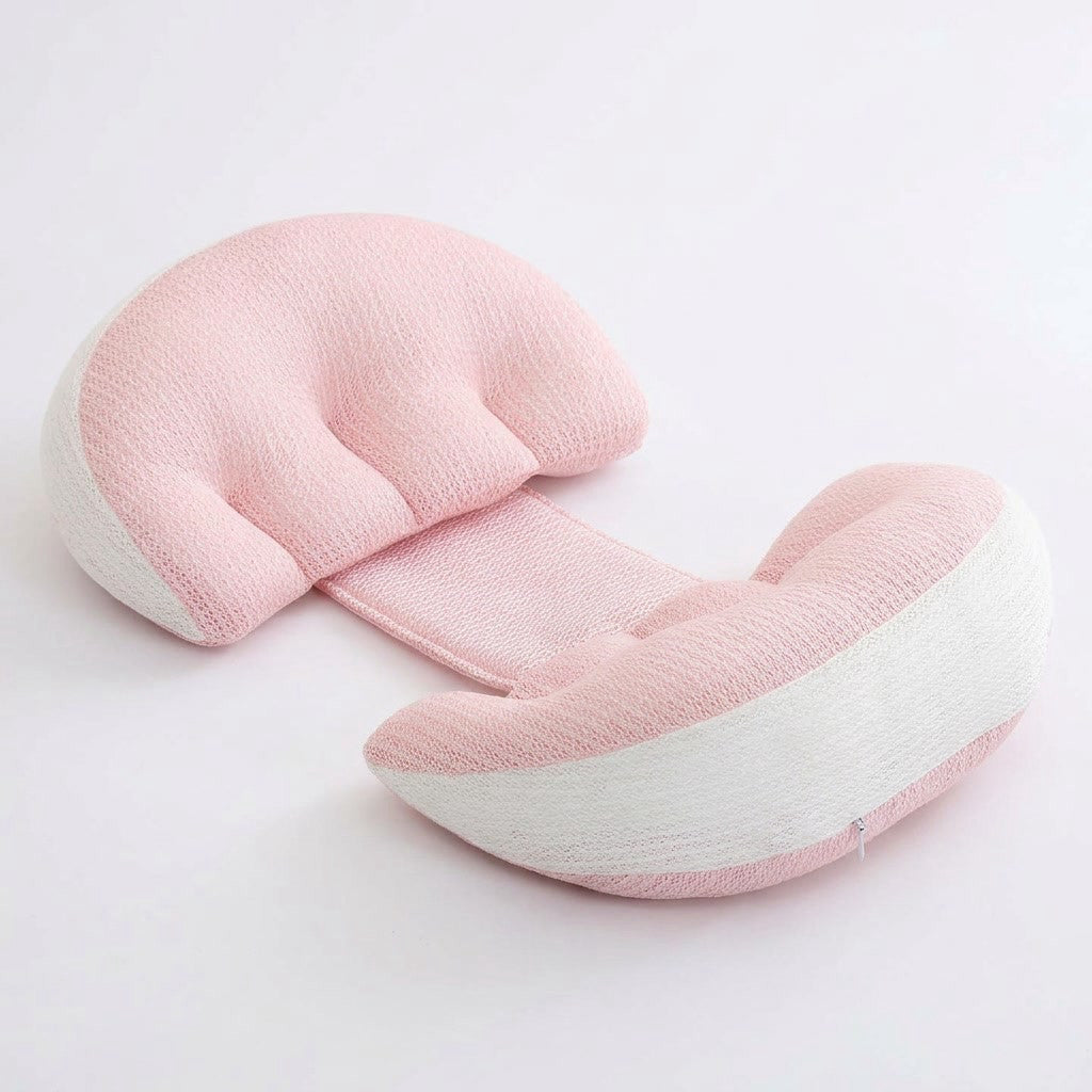 Coussin de grossesse 3 en 1, modèle 2 avec soutien du dos