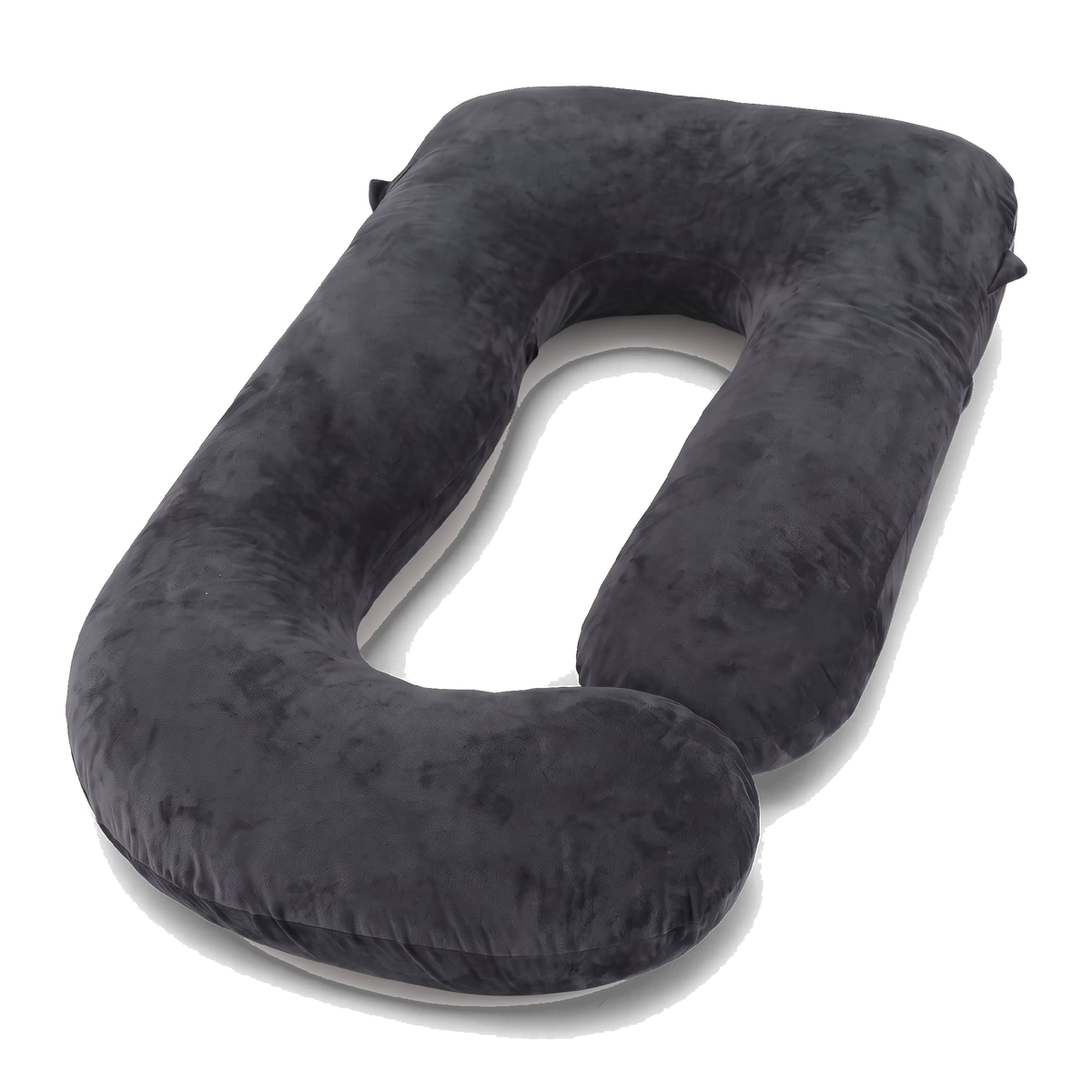 Oreiller de grossesse corps entier gris foncé